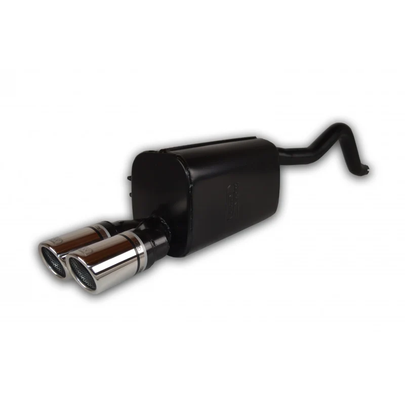 Ulter Sport, Sportavgassystem passar Renault Clio D 5-dörrars 0,9L 66kW 2012- 2x 70mm