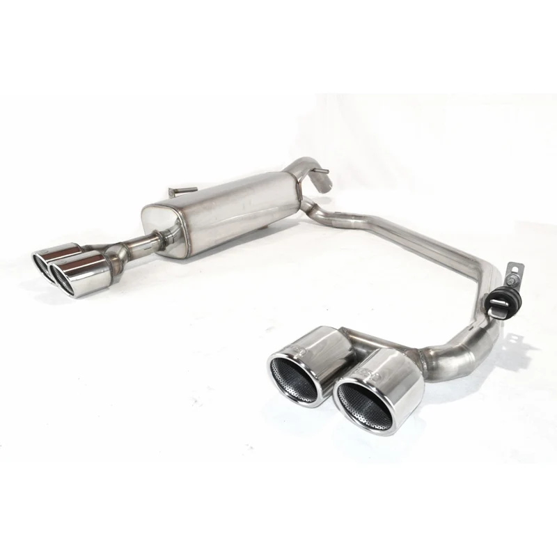 Ulter Sport Dubbelt sportavgassystem Rostfritt Stål Passar Peugeot RCZ 1.6THP 115kW/1.6THP 147kW/2.0 HDI 120kW 2010-2012 2x 90mm
