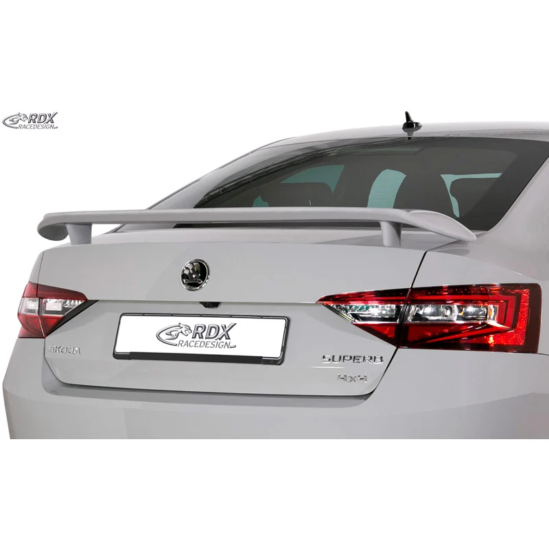 RDX Racedesign, bagageluckespoiler, passar till Skoda Superb 3V Sedan 2015- (PUR-IHS)