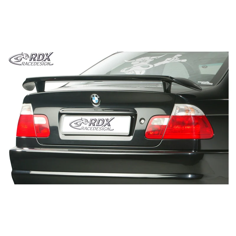 RDX Racedesign, bagageluckespoiler, passar till BMW 3-Series E46 Sedan/Coupé/Cabrio (PU) 'High'