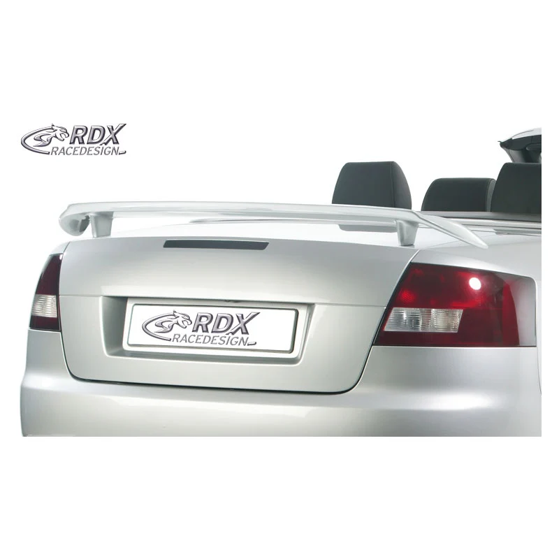 RDX Racedesign, bakluckespoiler, passar till Audi A4 8H Cabrio 2001- (PU)
