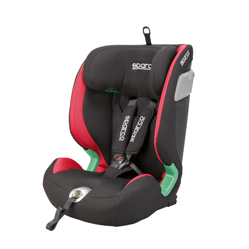 Sparco, Barnstol SK5000I Isofix - Svart/Röd - i-Size 76-150cm