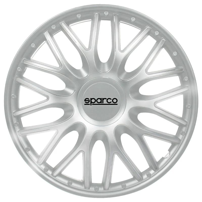 Sparco, Navkapslar, 4st., Roma - 16-tums - Silver