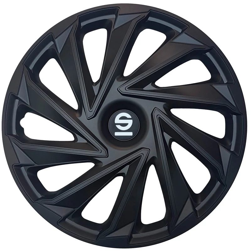 Sparco, Navkapslar, 4 st., Varese - 15-tums - Svart