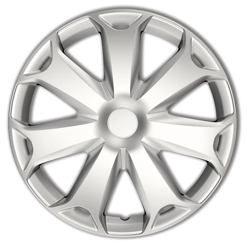 AutoStyle, Navkapslar, 4 st, Mega 15-tums silver