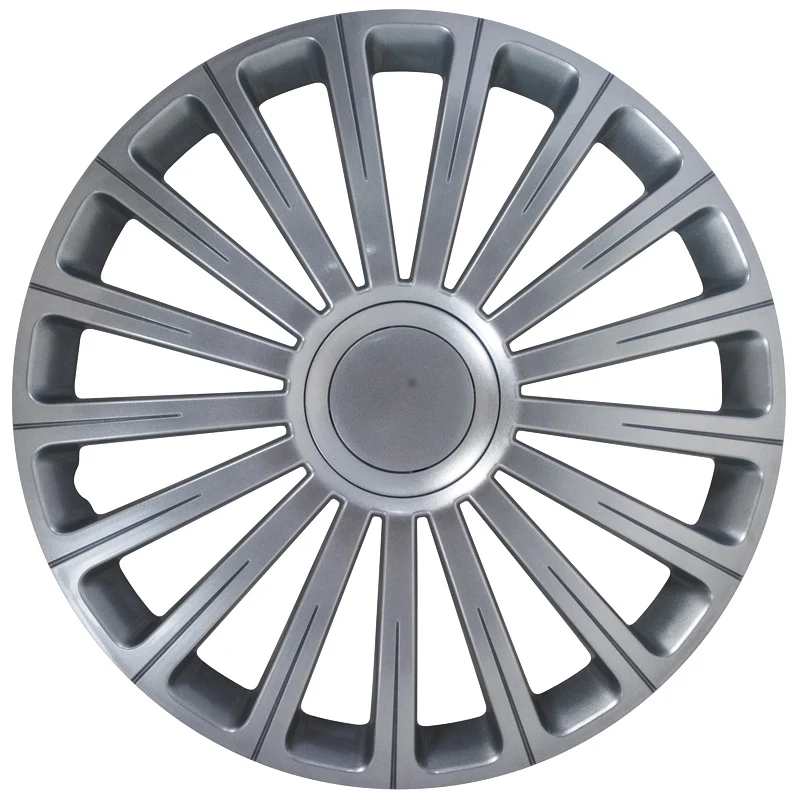 AutoStyle, Navkapslar, 4st, Radical 13-tums silver + kromring