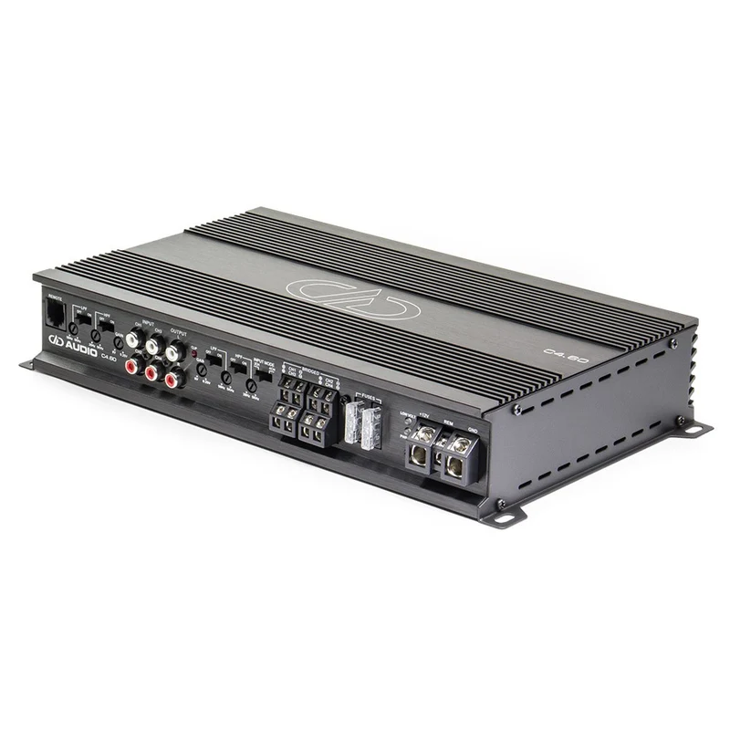 DD Audio C4.60, fyrkanaligt slutsteg