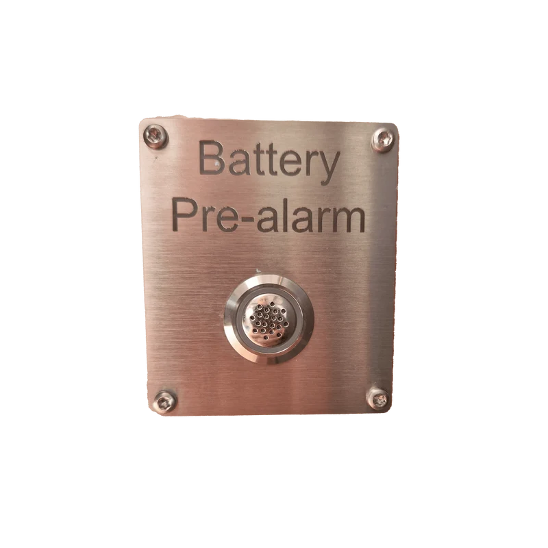 Pre Alarm skylt till Buzzer