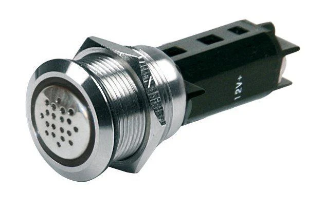 BEP 12V Buzzer & Warning Light Red