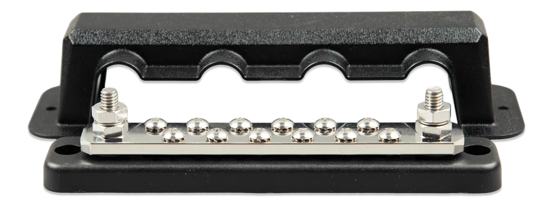 Busbar 250A 2P with 12 screws +cover