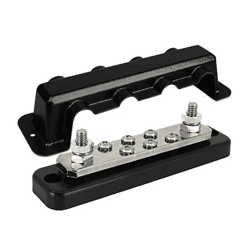 Busbar 250A 2P with 6 screws +cover
