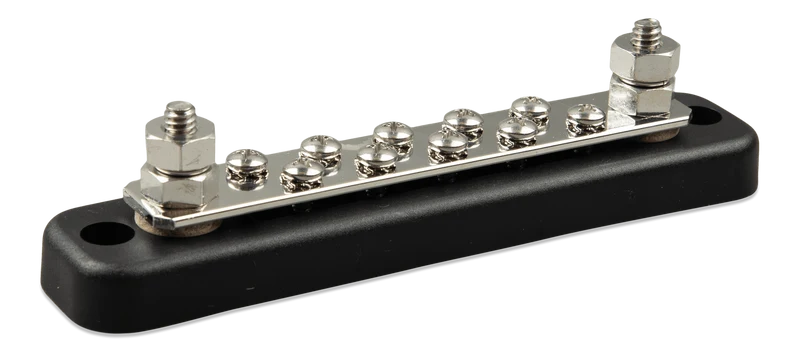 Busbar 150A 2P with 10 screws +cover