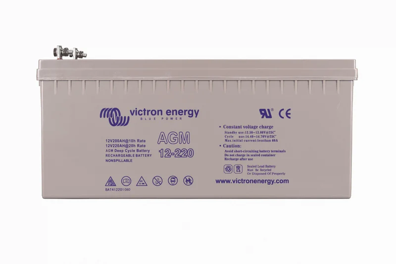 AGM Deep Cycle Batteri 12V/220Ah M8