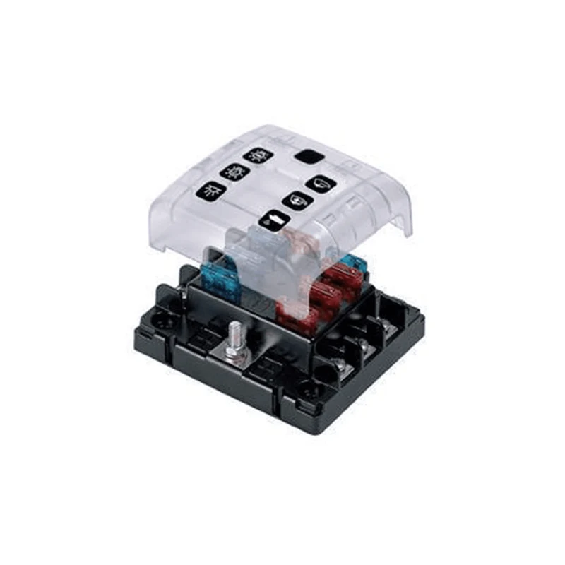BEP Fuseblock ATO/ATC 30A 32VDC 6 Circuits Screw T