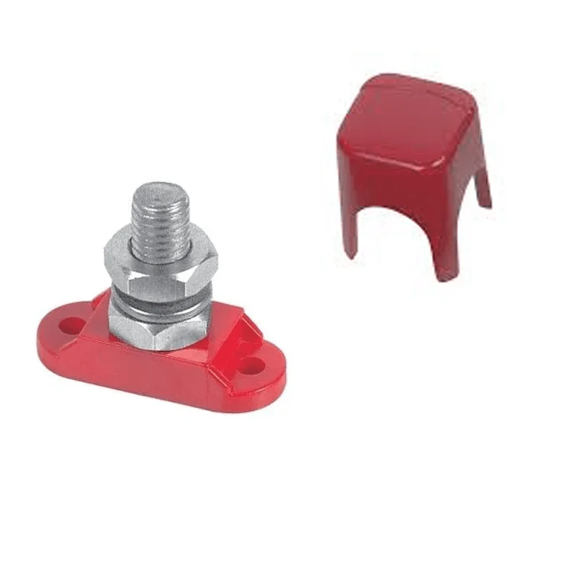 BEP Insulated Studs Cover Single 10mm Positive Red