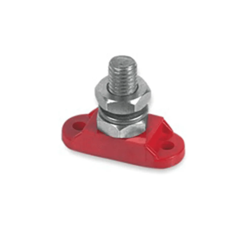 BEP Insulated Studs Single 1x6mm Positive Red (Bul