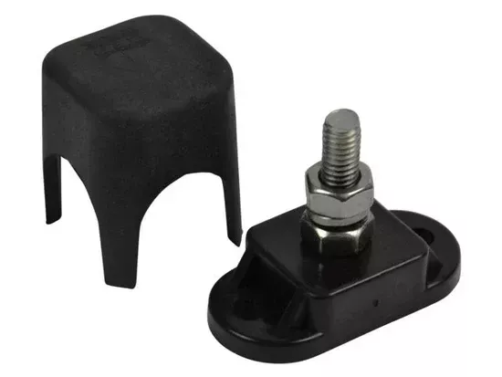 BEP Insulated Studs Single 1x6mm Negative Black Wi