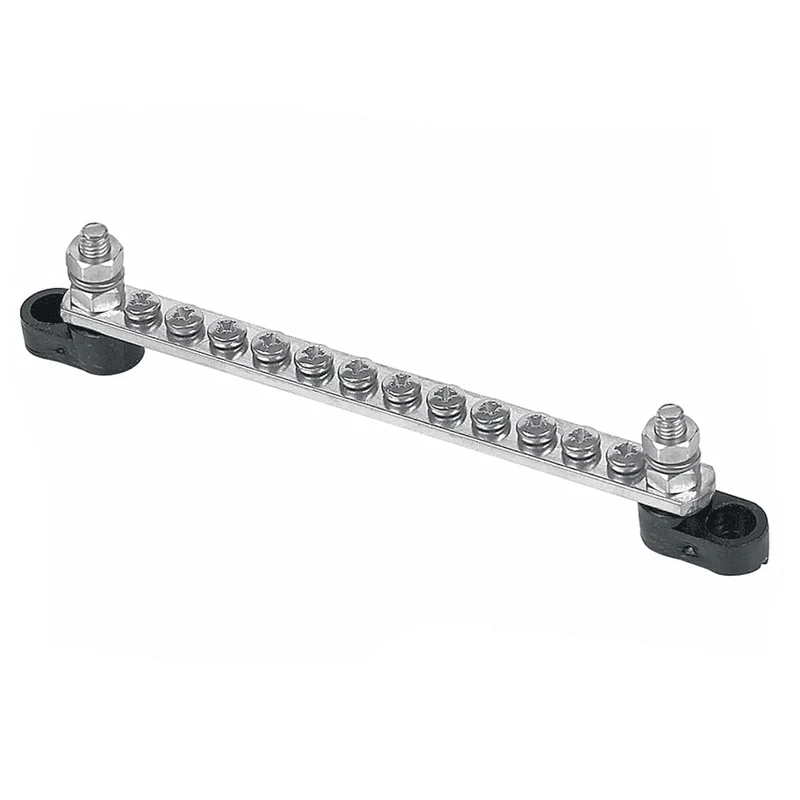 BEP Bus Bar Single 12x 4mm Screw Terminal 2x 6mm I