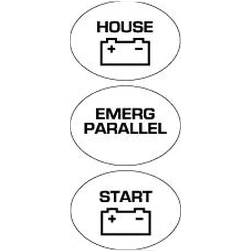 BEP Label Set For 701-720 Series Battery Switches