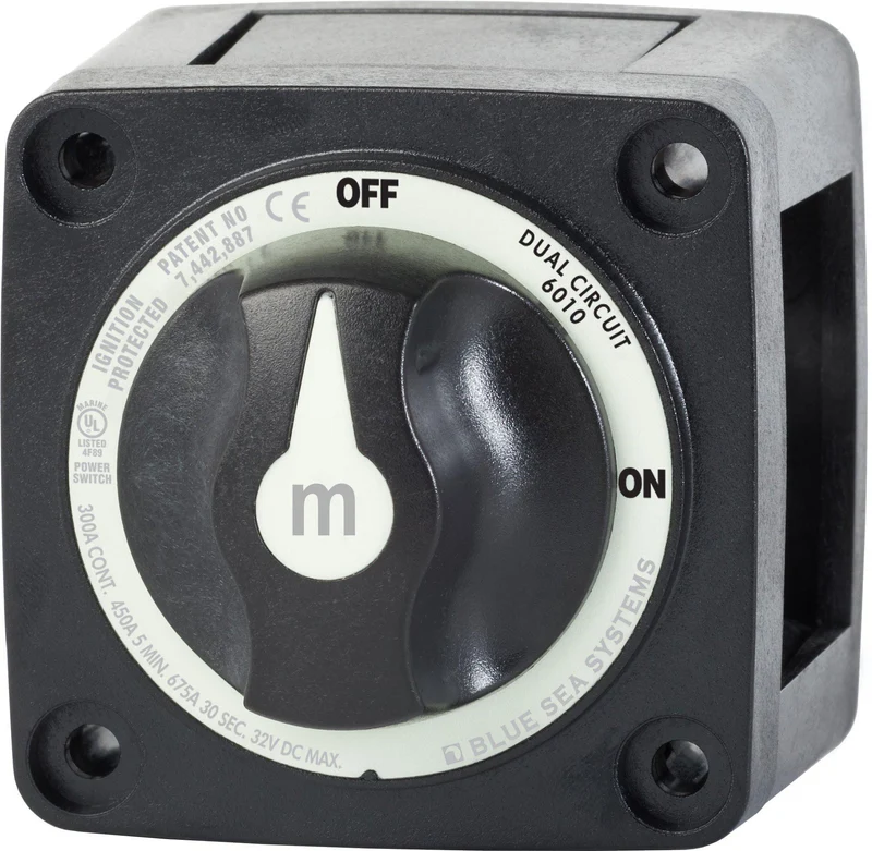 BSS Switch Battery m-Series Dual Circuit Black