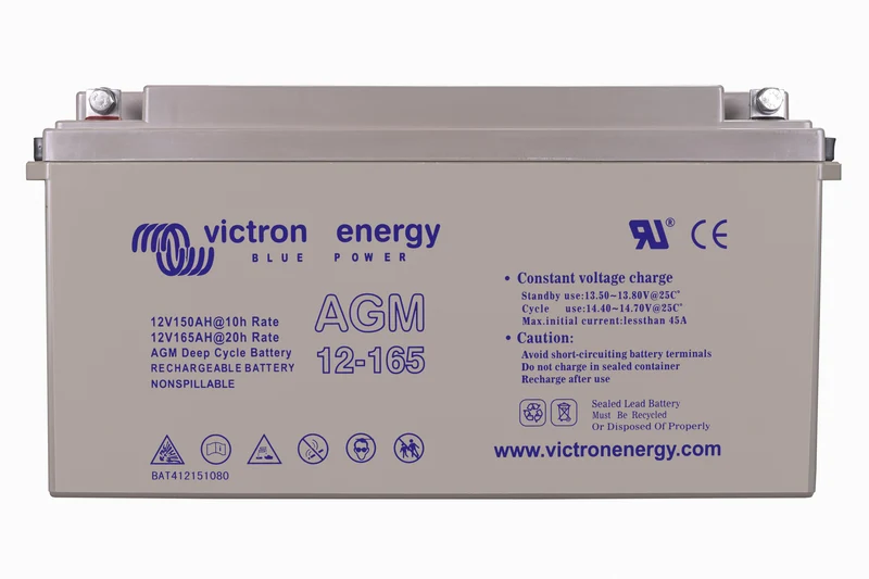 AGM Deep Cycle Batteri 12V/165Ah M8