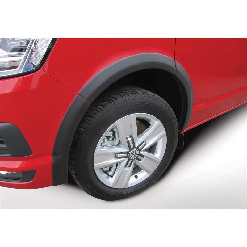 RGM, Set med hjulhusbreddare, passar till Volkswagen Transporter T5 2003-2015 kort hjulbas - vänster skjutdörr - svart