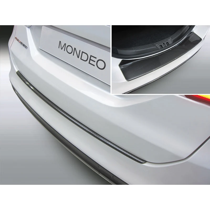 RGM, Bakre stötfångarskydd, ABS-plast, passar Ford Mondeo V 5-dörrars 2/2015- Svart