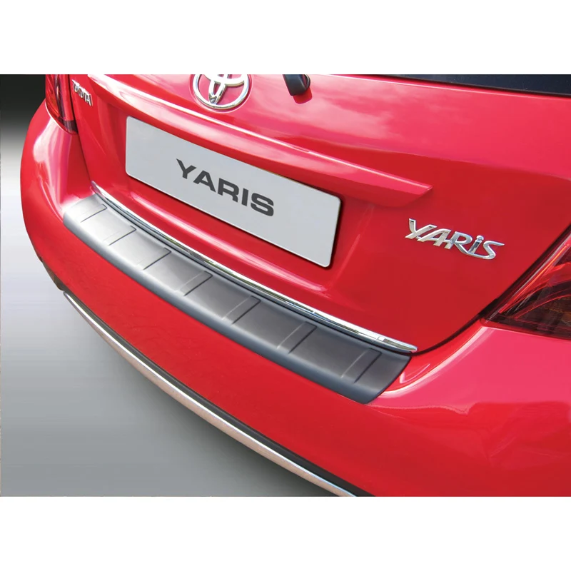 RGM, Bakre stötfångarskydd, ABS-plast, passar Toyota Yaris 3/5 dörrar 2014-2017 'Ribbed' Svart