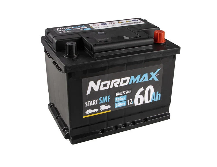 Nordmax SMF Start/Stoppbatteri 12V 60Ah 540A