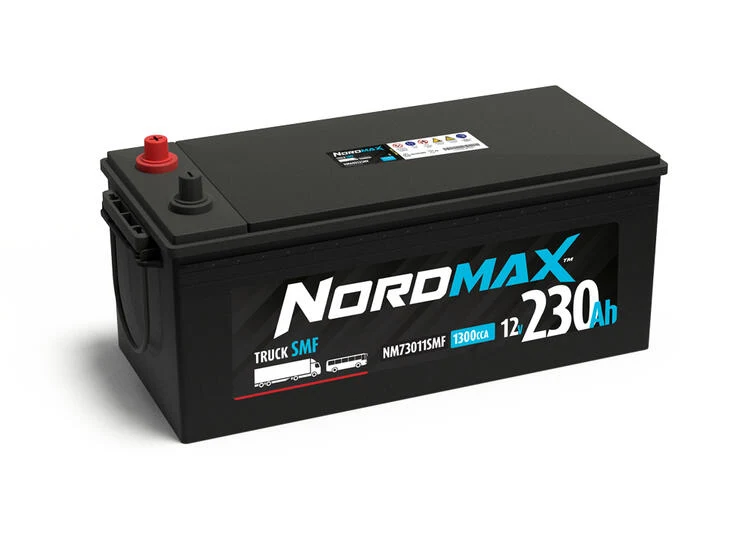 Lastbilsbatteri, Universal 12V Nordmax NM73011SMF