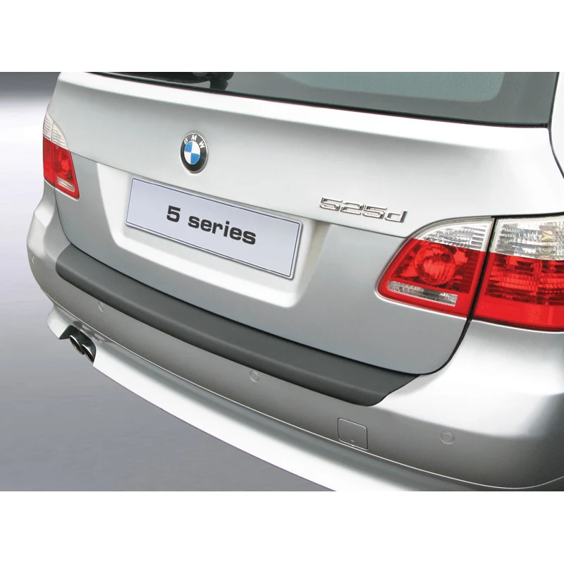 RGM, Bakre stötfångarskydd, ABS-plast, passar BMW 5-serie E61 Touring 2004-2010 (exkl. M sport) Svart