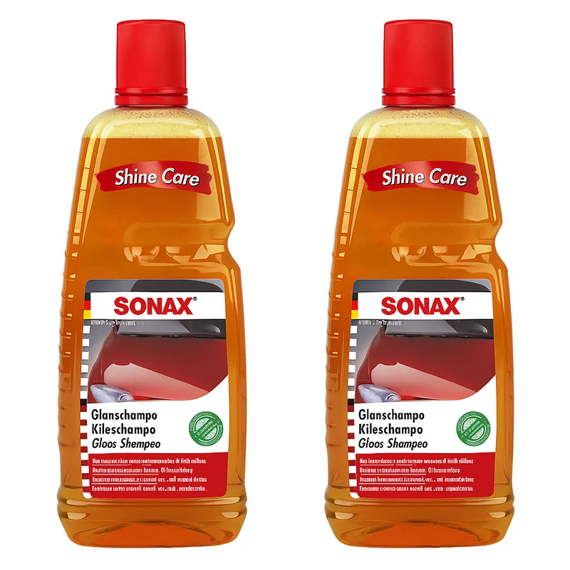 Bilschampo Sonax Glansshampo 1L - 2 pack