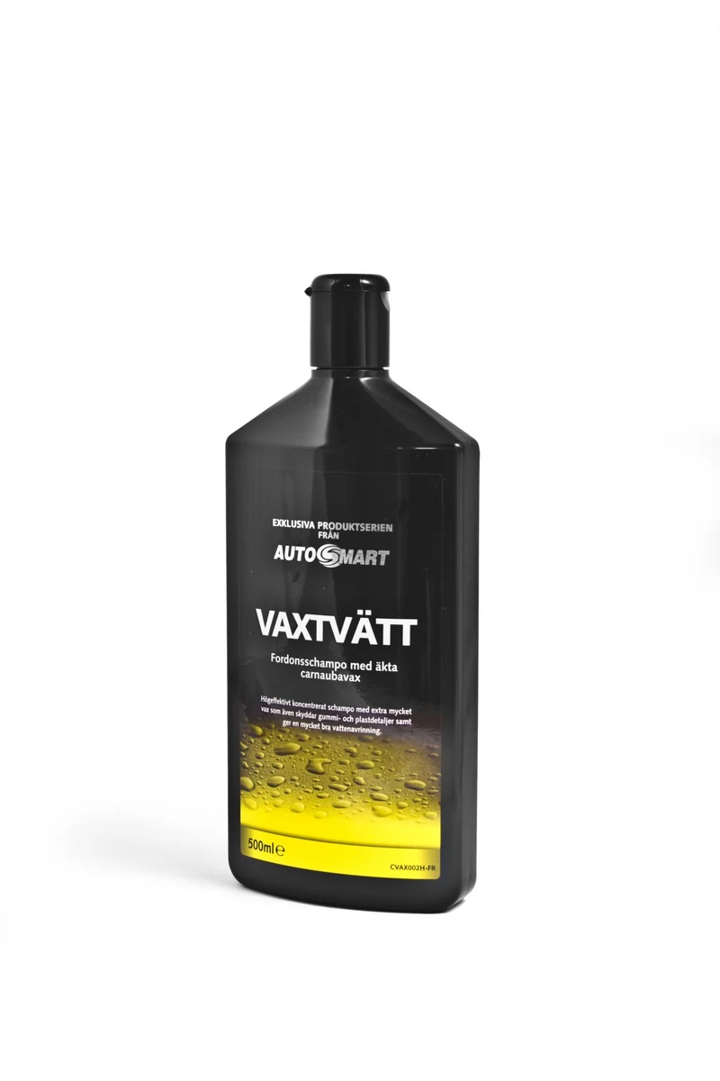 Vaxtvätt – Fordonsschampo med äkta Carnauba-vax för glans och skydd