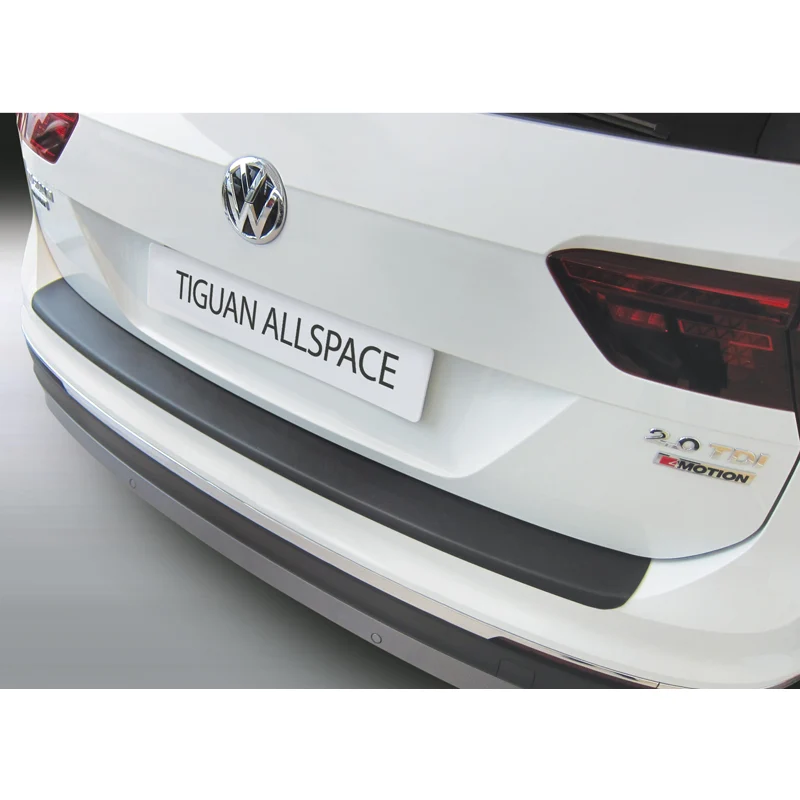 RGM, Bakre stötfångarskydd, ABS-plast, passar Volkswagen Tiguan II Allspace 4x4 2018- Svart