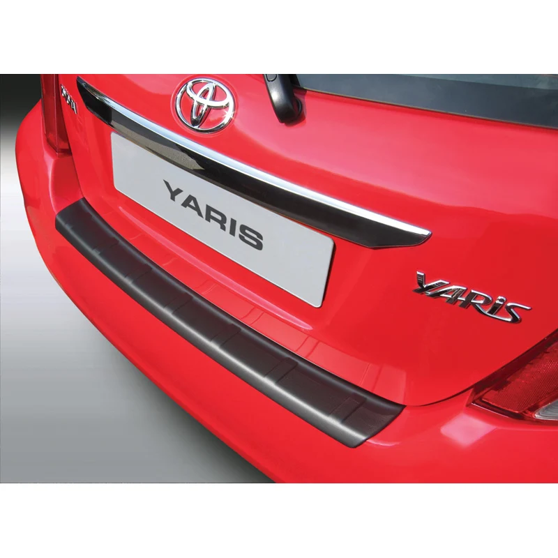 RGM, Bakre stötfångarskydd, ABS-plast, passar Toyota Yaris 3/5 dörrar 9/2011-8/2014 'Ribbed' Svart