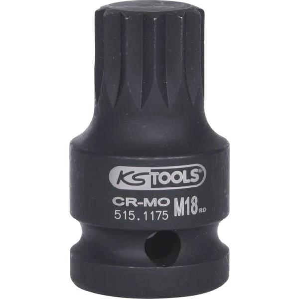 KS TOOLS XZN Kraftbitshylsa M18 1/2"