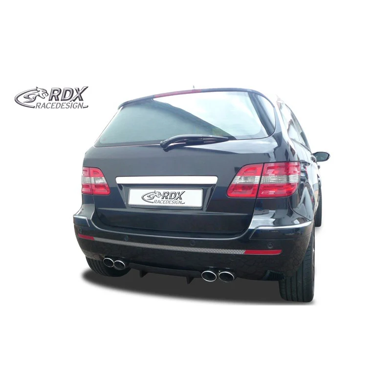 RDX RaceDesign, bakre stötfångare 'Diffusor U-Diff', passar Mercedes B-klass W245 2005-2011 (PU)