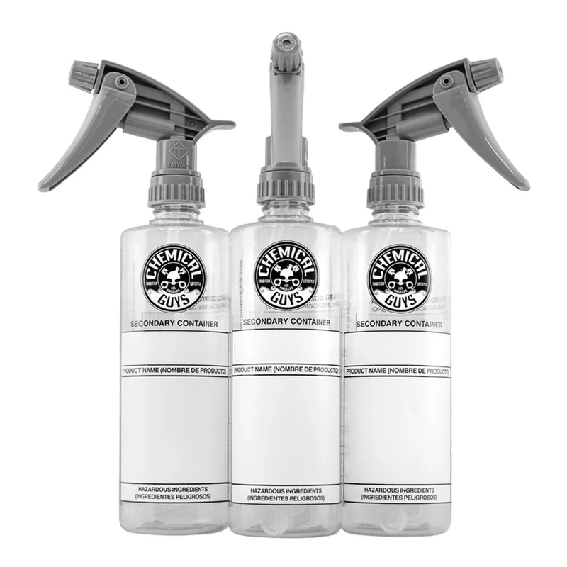 Chemical Guys Secondary Container Dilution Bottle – 3-pack
