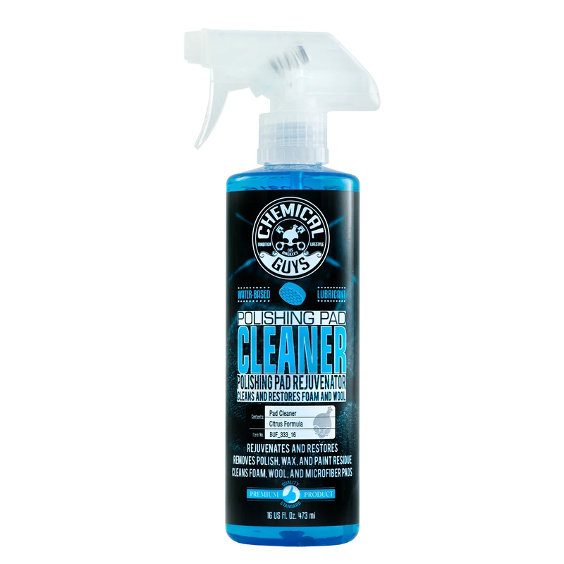 Chemical Guys Foam And Wool Citrus Based Pad Cleaner rengöring av polertrissor, 473 ml