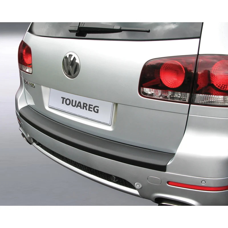 RGM, Bakre stötfångarskydd, ABS-plast, passar Volkswagen Touareg -2010 Svart