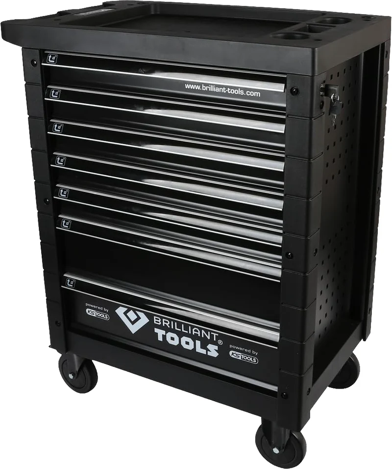 Verkstadsvagn med verktyg – 207 delar – Brilliant Tools BT153207