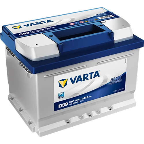VARTA BLUE dynamic D59, Bilbatteri 12V 60 ah 540 A