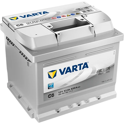 VARTA SILVER Dynamic C6, Bilbatteri 12V 52 ah 520 A