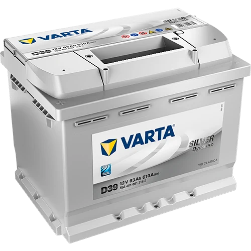 VARTA SILVER Dynamic 12V 63 ah 610 A