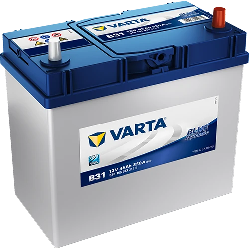 VARTA BLUE dynamic Fritidsbatteri 12V 45 ah 330 A