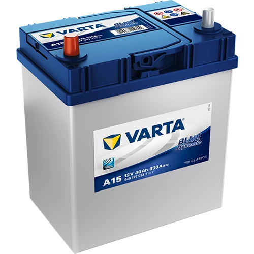 VARTA BLUE Dynamic Fritidsbatteri 12V 40Ah 330A – Tillförlitligt batteri för husvagn, båt och fritidsfordon