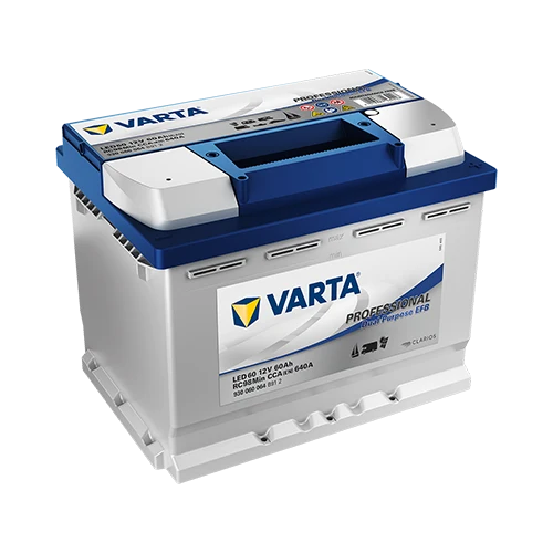 Varta Professional Dual Purpose EFB, Fritidsbatteri 12V 60 ah 640 A