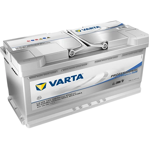 Varta Professional Dual Purpose AGM, Fritidsbatteri 12V 105 ah