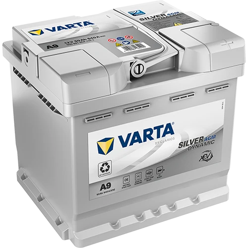 VARTA Batteri, SILVER Dynamic xEV AGM Start-Stopp 12V 50 ah 540 A