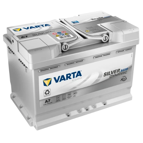 VARTA Bilbatteri SILVER Dynamic xEV AGM Start-Stopp 12V 70 ah 760 A